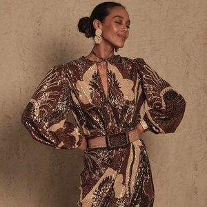 JOHANNA ORTIZ
High Noon Silk-blend Blouse In Multi